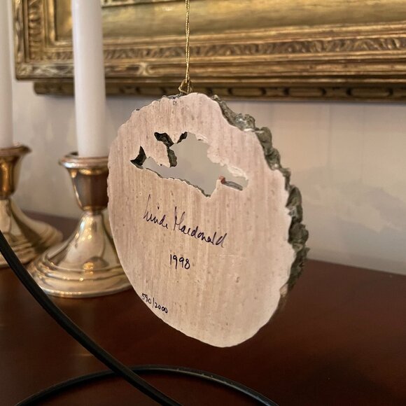 Vintage Hestia Ceramic Christmas Ornament - Picture 5 of 9